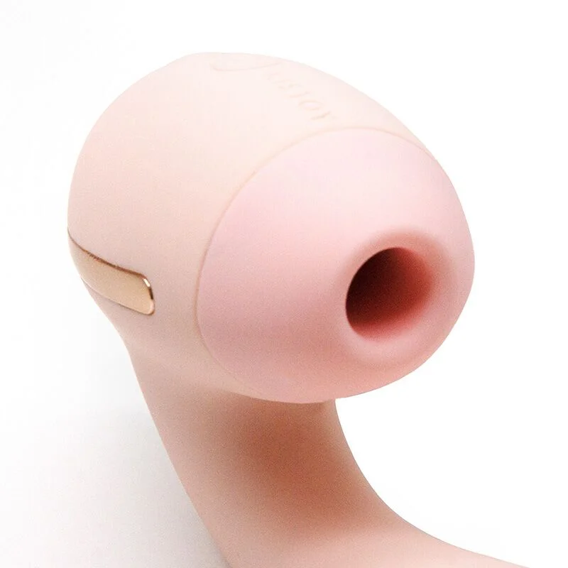 Вакуумний вібратор KISTOY Tina Mini Light Pink, вагінально-кліторальний - Зображення 5