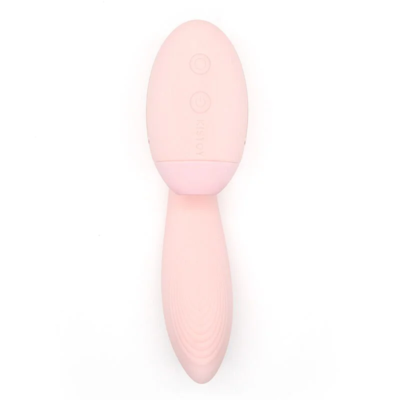 Вакуумний вібратор KISTOY Tina Mini Light Pink, вагінально-кліторальний - Зображення 7
