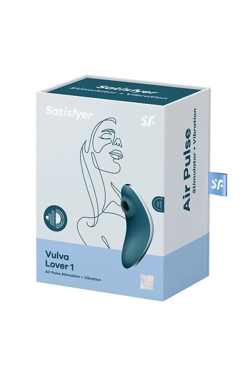 Вакуумний вібратор Satisfyer Vulva Lover 1 Blue - Зображення 5