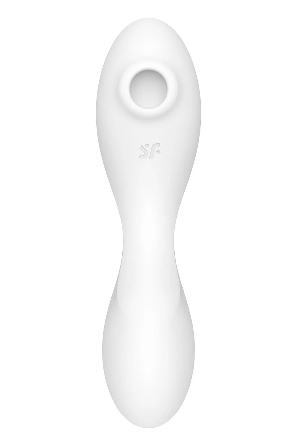 Вакуумний смарт-стимулятор із вібрацією Satisfyer Curvy Trinity 5 (White), керування зі смартфона - Зображення 2