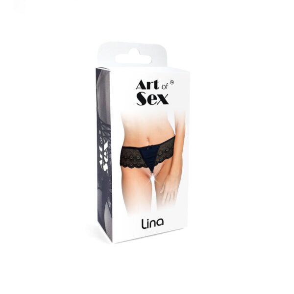 Сексуальні трусики Art of Sex - Lina з перлинами, розмір XS-M - Зображення 3