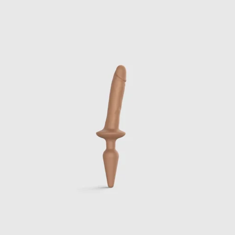 Strap-On-Me SWITCH PLUG-IN Realistic Dildo Caramel S