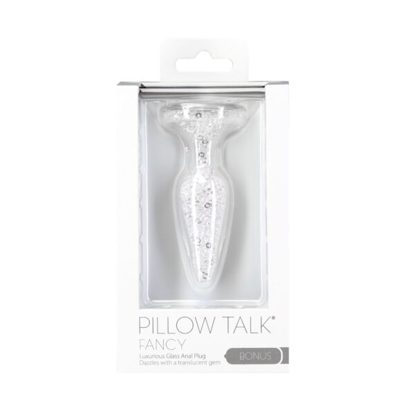Скляна анальна пробка Pillow Talk Fancy Luxurious Glass Anal Plug, ⌀3,1см, віброкуля в подарунок - Зображення 5