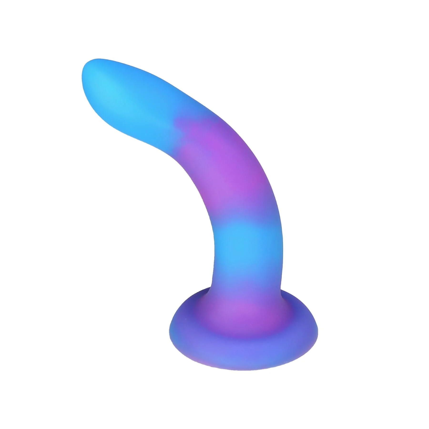 Фалоімітатор, що світиться в темряві, ADDICTION Rave 8″ Glow in the Dark Dildo Blue Purple, 20,3 см - Зображення 2
