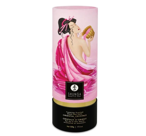 Пінлива сіль для ванни Shunga Rose Petal з Мертвого моря, 500 г
