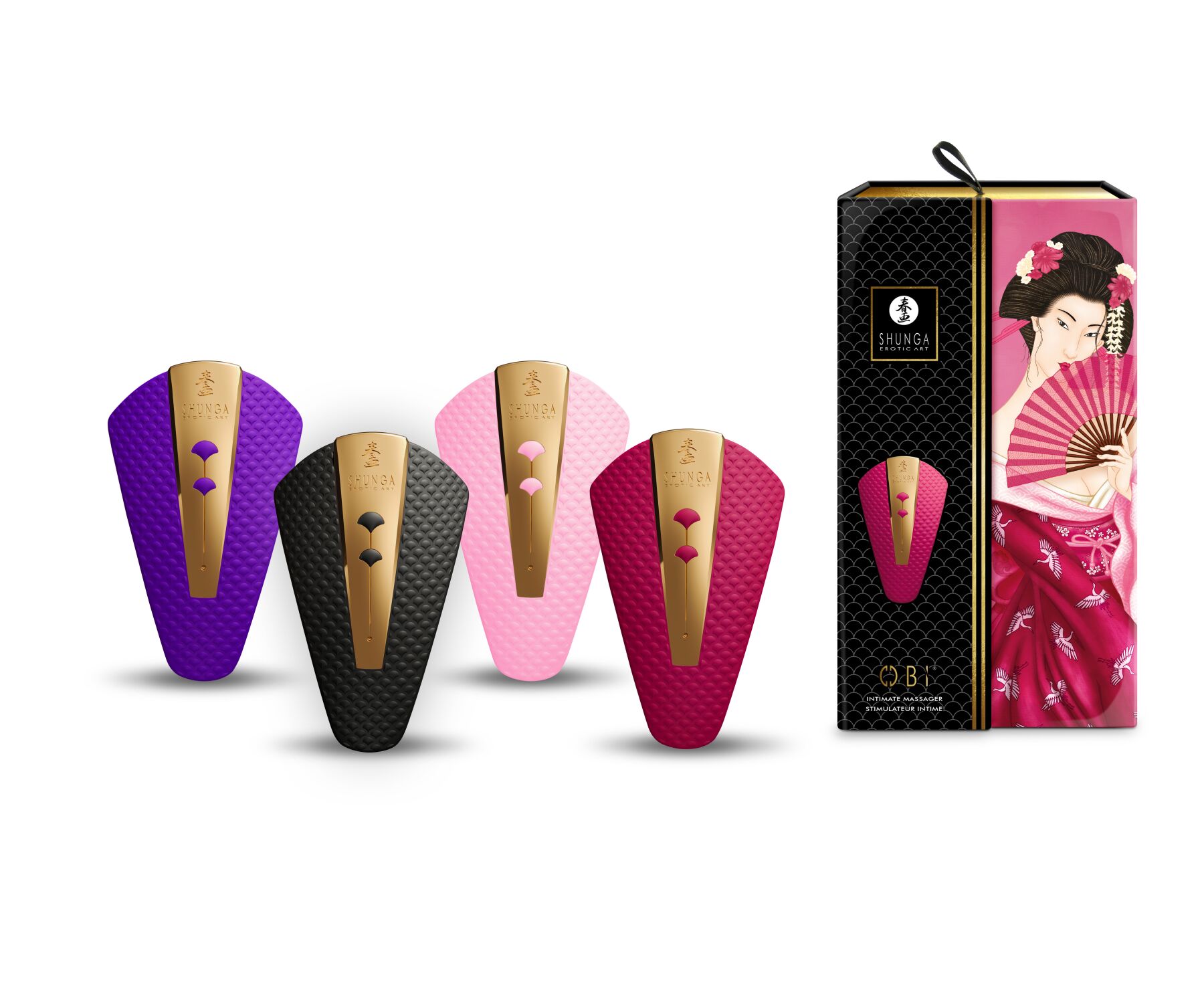 Кліторальний вібратор Shunga Obi Raspberry - Зображення 9