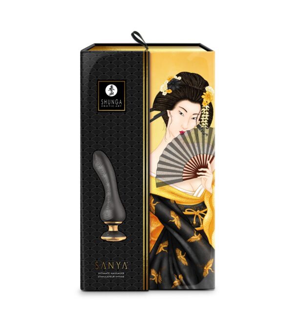 Вібратор для точки G Shunga Sanya Black, гнучкий стовбур - Зображення 7