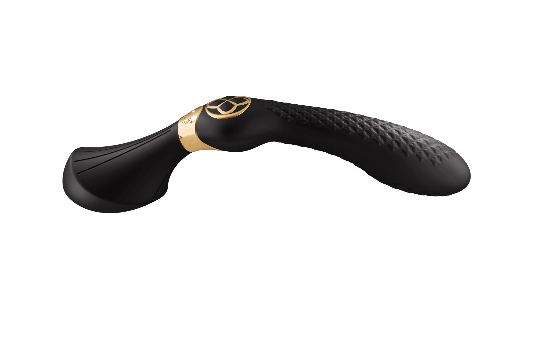 Вібромасажер Shunga Zoa Black, двосторонній - Зображення 2