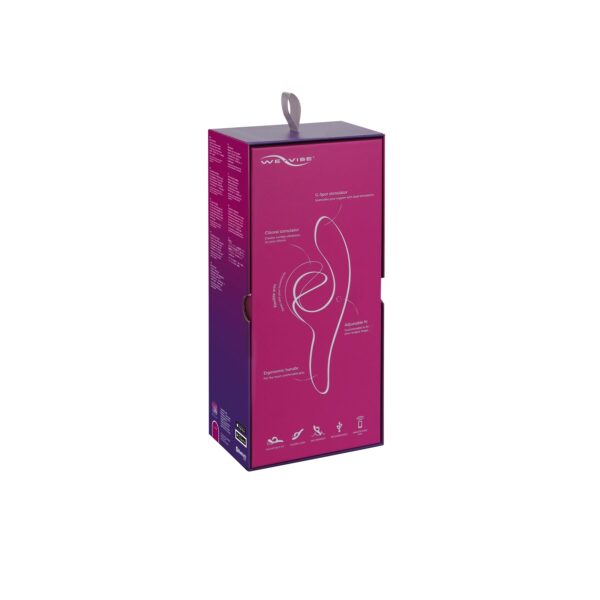 Смарт вібратор-кролик We-Vibe Nova Fuchsia, ергономічний, регульований кут нахилу стовбура - Зображення 10