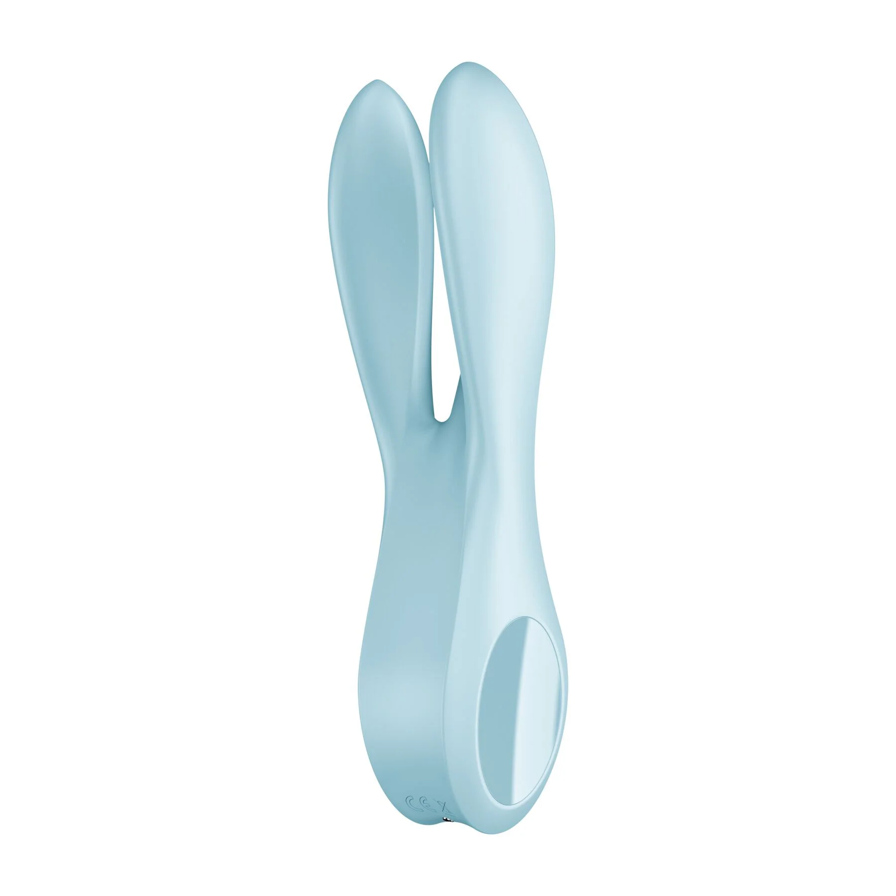 Кліторальний вібратор Satisfyer Threesome 1 Light Blue з трьома гнучкими пальчиками - Зображення 5