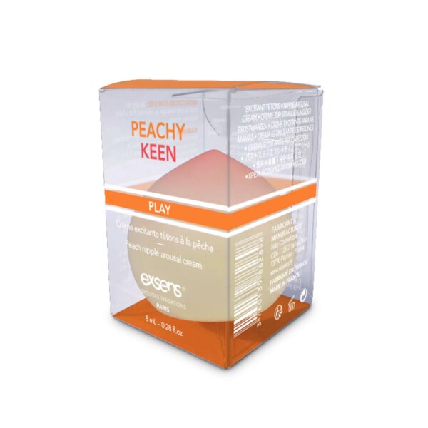 Збуджувальний крем для сосків EXSENS Peachy Keen (8 мл) з олією жожоба та ши, їстівний, без цукру - Зображення 4
