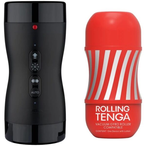 Автоматичний мастурбатор Tenga VACUUM GYRO ROLLER SET, ротація та вакуум, сумісний з Tenga Cup - Зображення 2