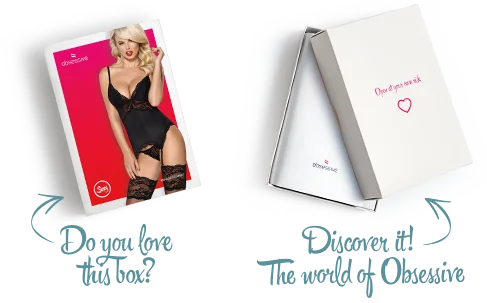 Сатиновий мереживний корсет Obsessive 810-COR-1 babydoll & thong S/M, чорний, корсет, танга - Зображення 8