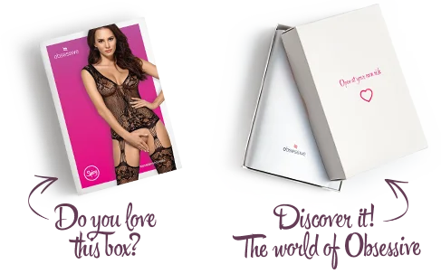 (SALE) Бодістокінг Obsessive Bodystocking F221 XL/XXL, силуетний квітковий малюнок, імітація панчіх - Зображення 7