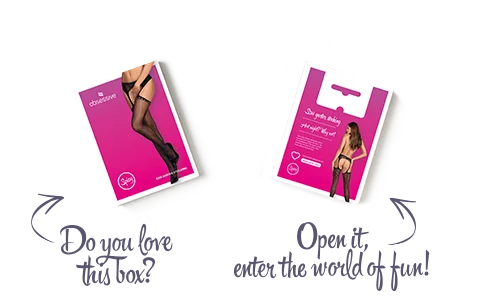 Сітчасті панчохи-стокінги Obsessive з імітацією гартері, чорні - Зображення 7