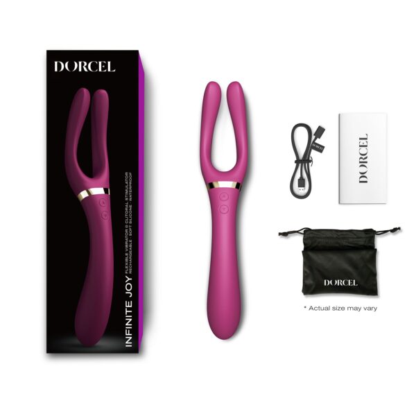 Вібратор-стимулятор Dorcel INFINITE JOY PLUM, багатофункціональний, унісекс - Зображення 6