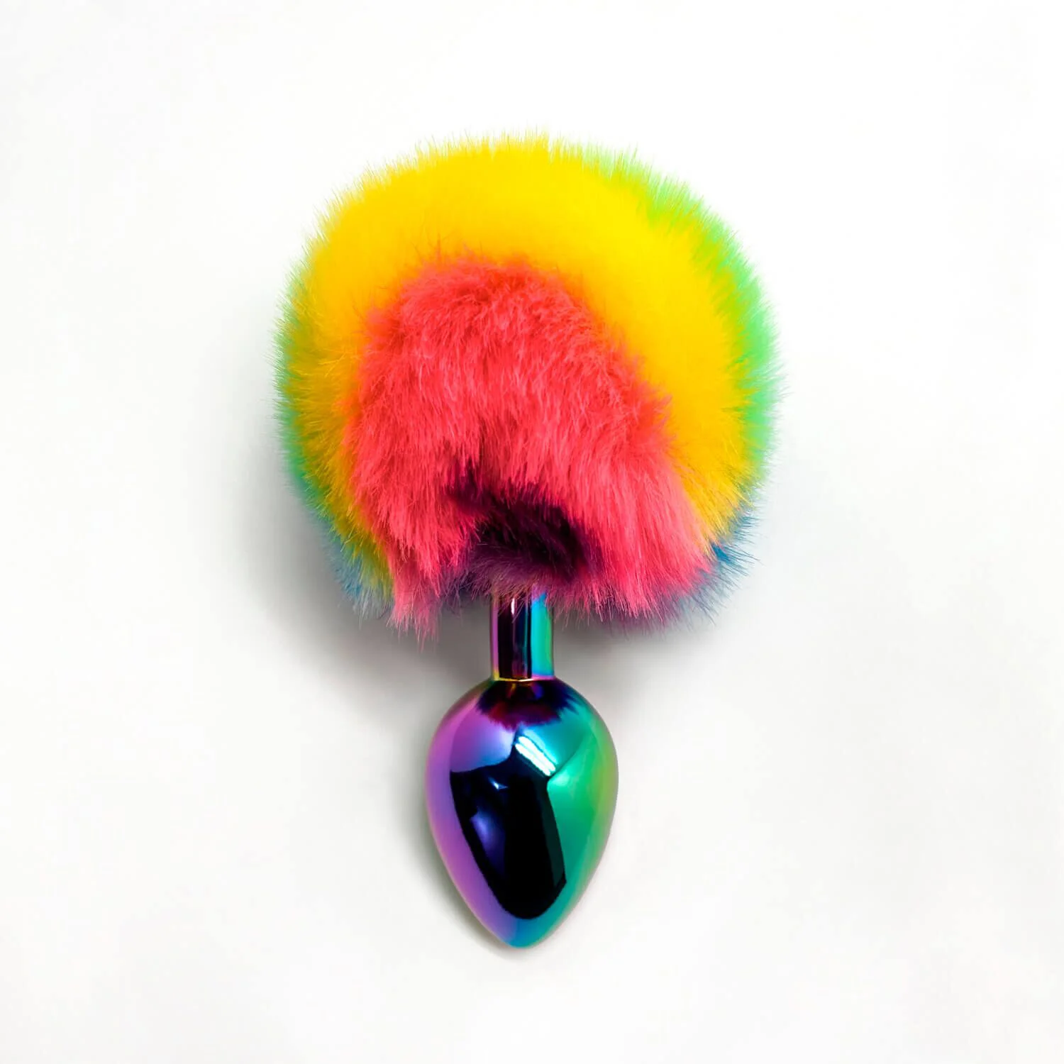 Анальна пробка Wooomy Filippi L, із пухнастим хвостиком, діаметр 4 см, довжина 9 см - Зображення 2