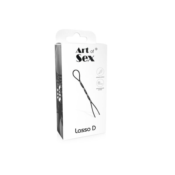 Ерекційне кільце Art of Sex - Lasso D, регульована тугість - Зображення 3