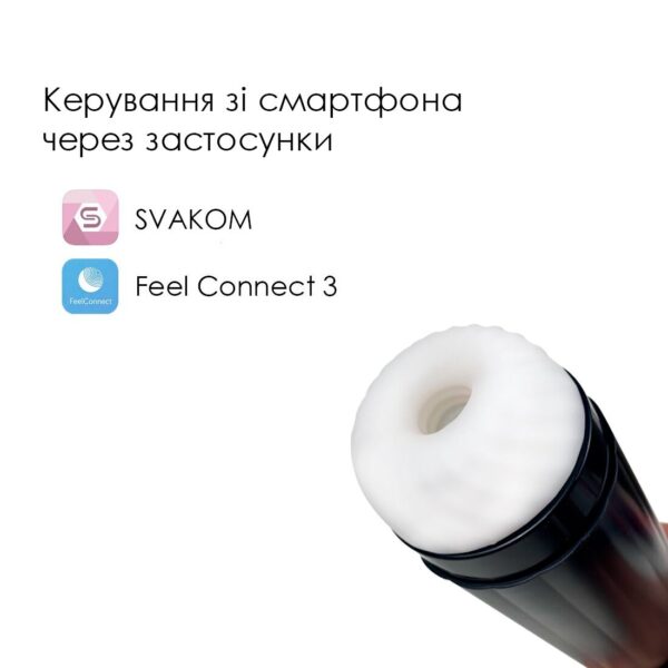 Інтерактивний смарт-мастурбатор Svakom Hannes Neo, підігрів до 38°C - Зображення 2