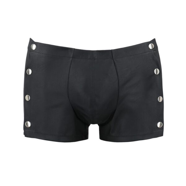 Чоловічі шкіряні боксери із заклепками Passion 048 SHORT DAVID S/M Black - Зображення 5