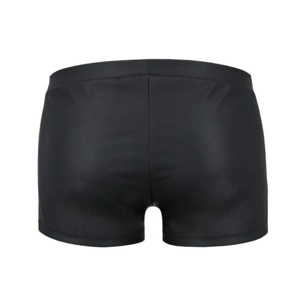 Чоловічі шкіряні боксери з клапаном Passion 050 SHORT PATRICK S/M Black - Зображення 6