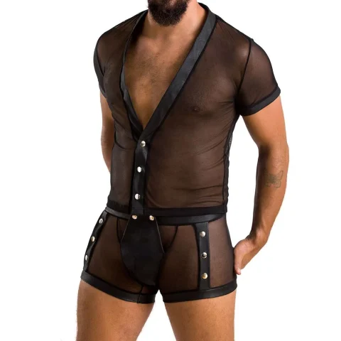 Комплект чоловічої білизни Passion 052 SET MICHAEL L/XL black