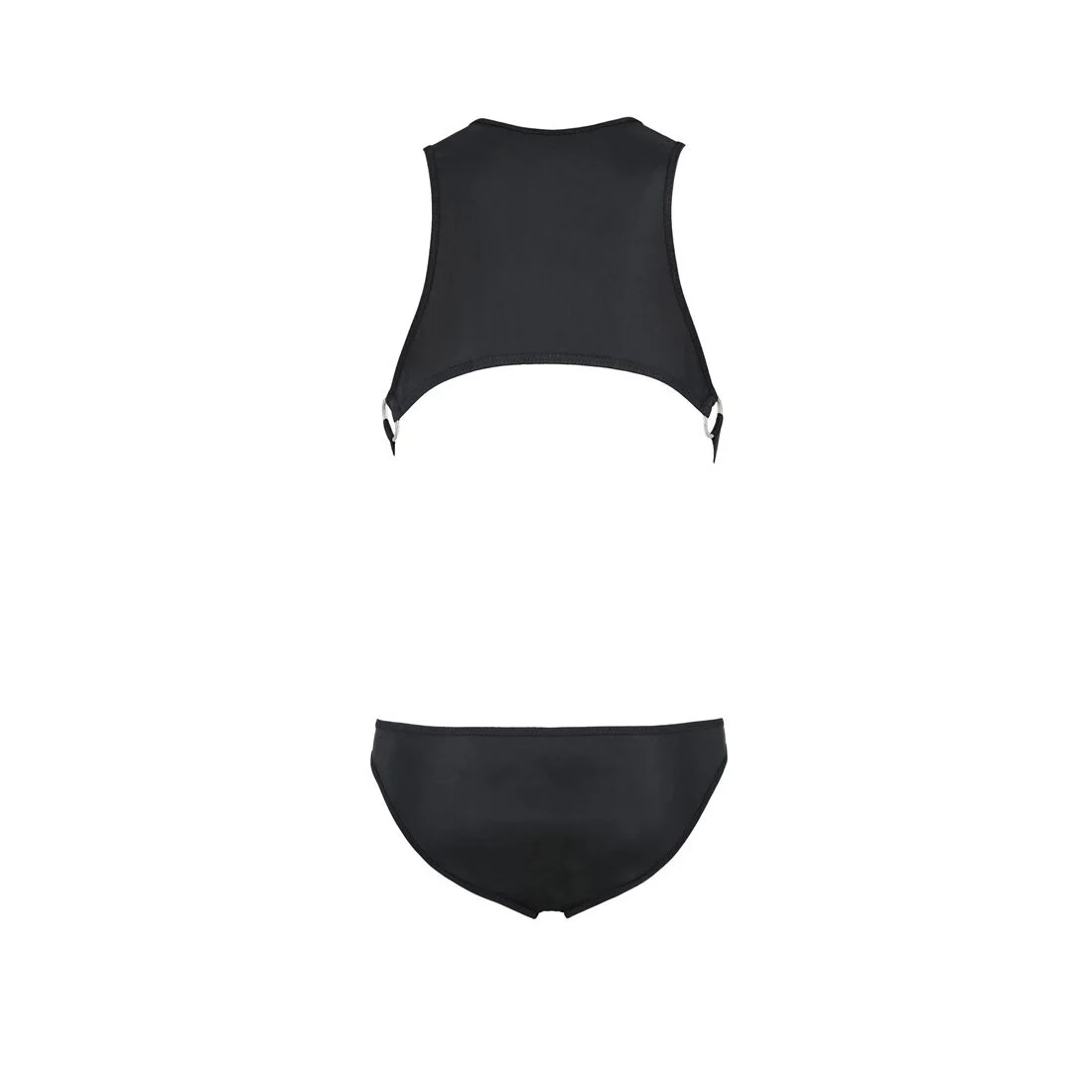 Чоловіче шкіряне боді Passion 056 ADAM L/XL Black, заклепки - Зображення 6