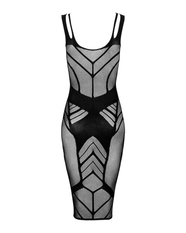 (SALE) Напівпрозора сукня міді Obsessive D609 dress S/M/L, black - Зображення 4