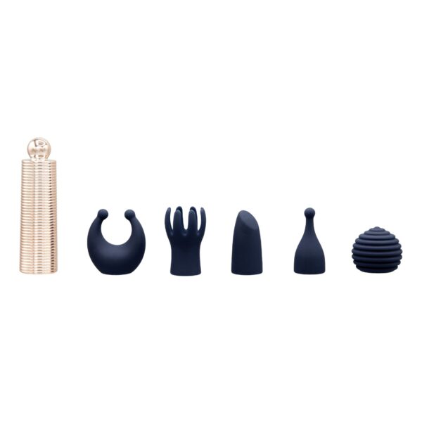 Вібромасажер Pillow Talk Secrets Desires 6-Piece Mini Massager Set - Navy - Зображення 2