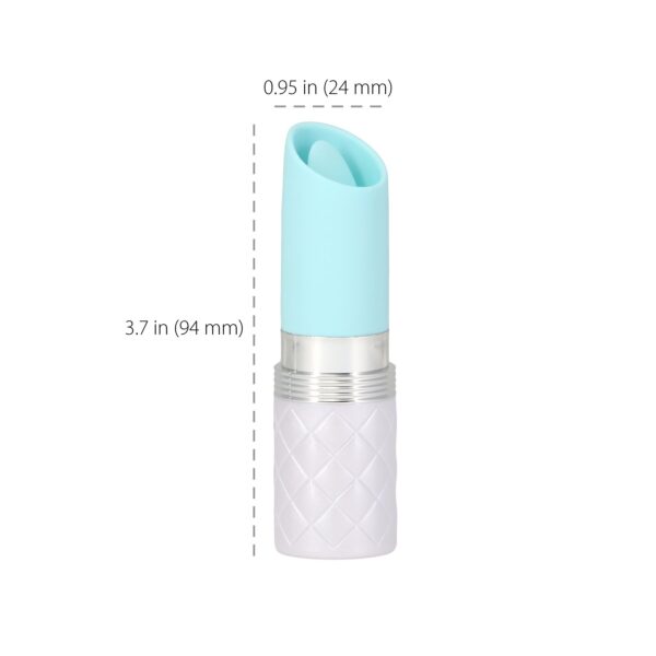 Вібратор Pillow Talk Lusty Luxurious Flickering Massager - Teal - Зображення 2