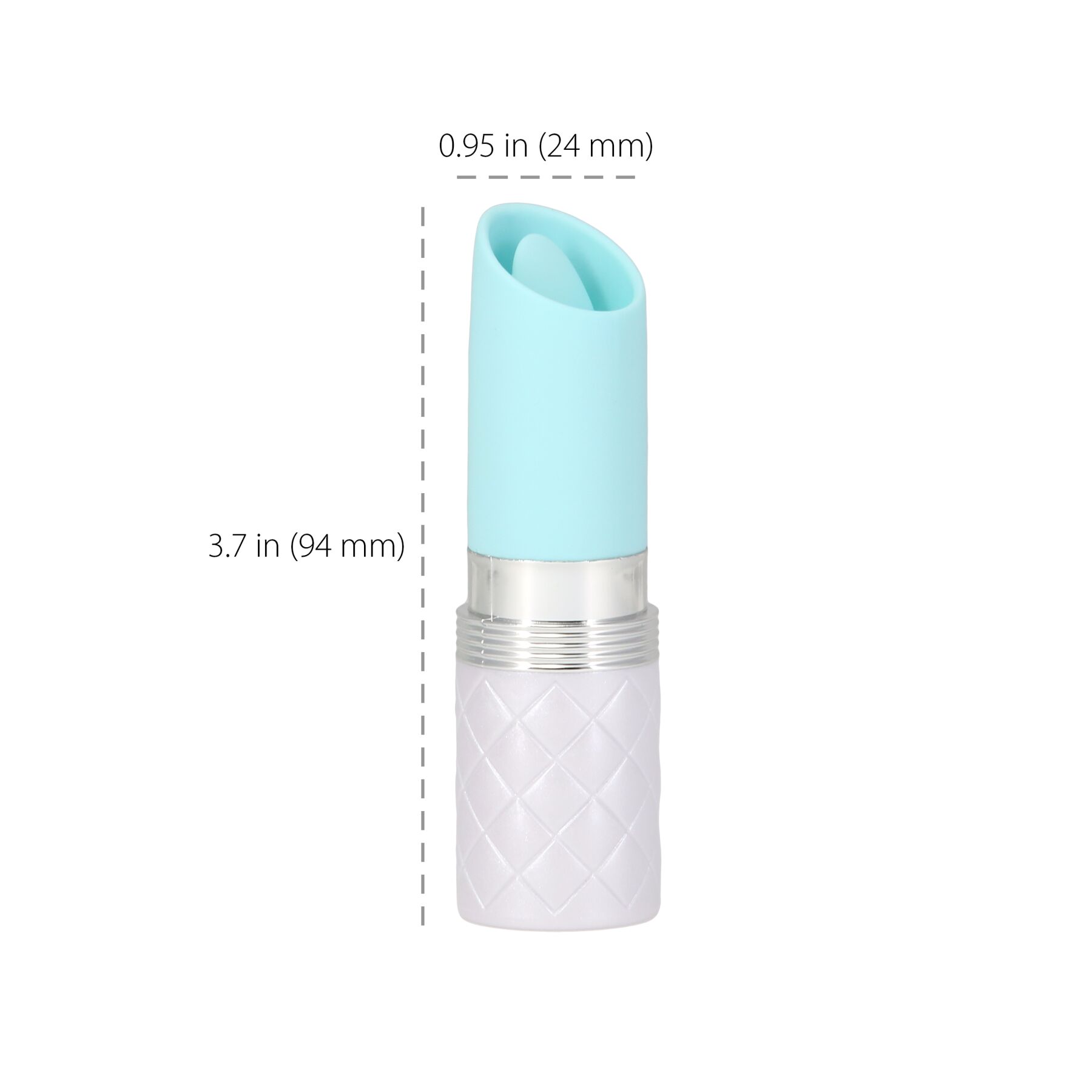 Вібратор Pillow Talk Lusty Luxurious Flickering Massager - Teal - Зображення 2