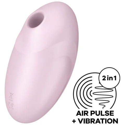 Вакуумний стимулятор з вібрацією Satisfyer Vulva Lover 3 Pink