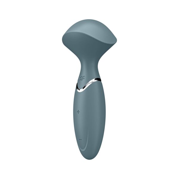 Вібромасажер Satisfyer Mini Wand-er Grey - Зображення 2