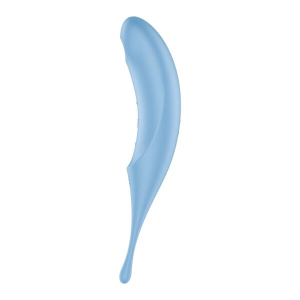 Вібратор для клітора з вакуумною стимуляцією Satisfyer Twirling Pro Blue - Зображення 2