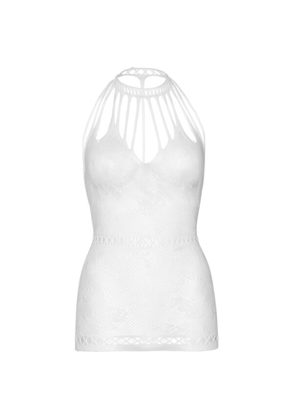 Ажурна сукня-сітка Leg Avenue Lace mini dress with cut-outs White, one size - Зображення 7