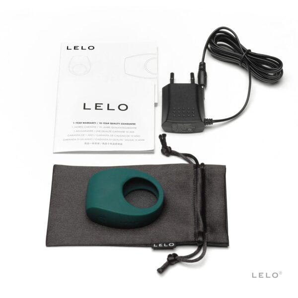 Ерекційне кільце з вібрацією LELO Tor 2 Green - Зображення 4