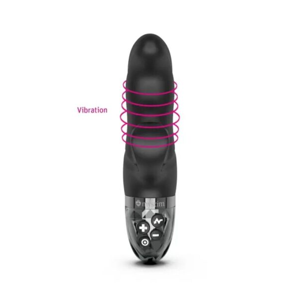 Вібратор-кролик з електростимуляцією Mystim Hop Hop Bob Black Edition - Зображення 5
