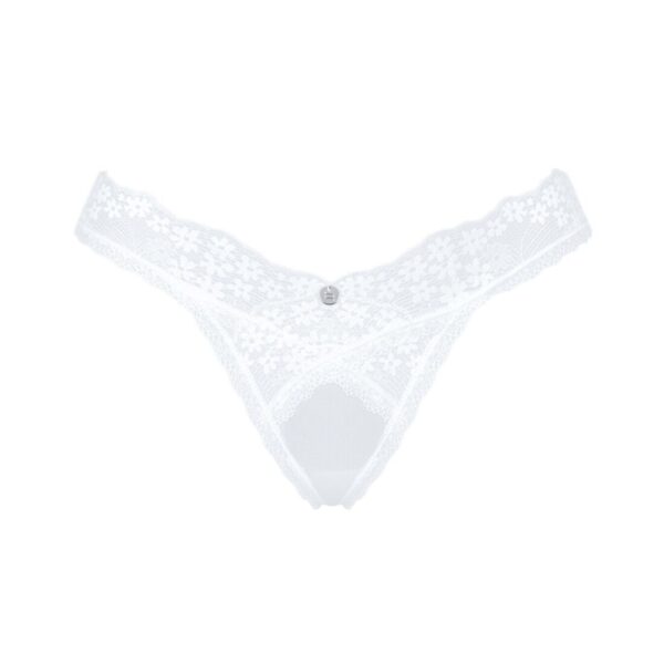 (SALE) Мереживні танга Obsessive Heavenlly thong XS/S - Зображення 5
