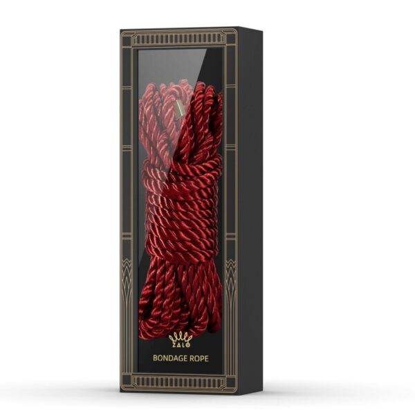 Розкішна мотузка для Шибарі Zalo Bondage Rope Red - Зображення 2