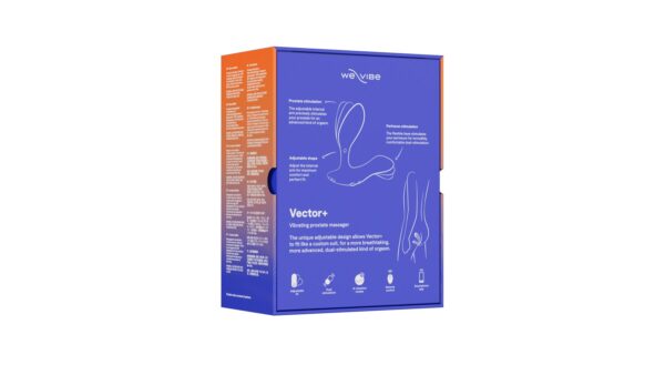Смарт-вібромасажер простати We-Vibe Vector+ ROYAL BLUE, пульт ДК, регульований кут нахилу - Зображення 9