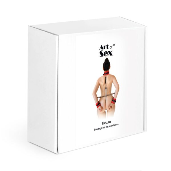 Розпорка для шиї та рук Art of Sex Bondage Set - Torture - Зображення 4