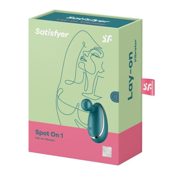Вібратор для зовнішньої стимуляції Satisfyer Spot On 1 Green, гнучкий відросток - Зображення 5
