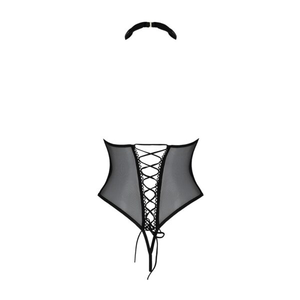 Боді Passion DOMINICA BODY L/XL, black - Зображення 4