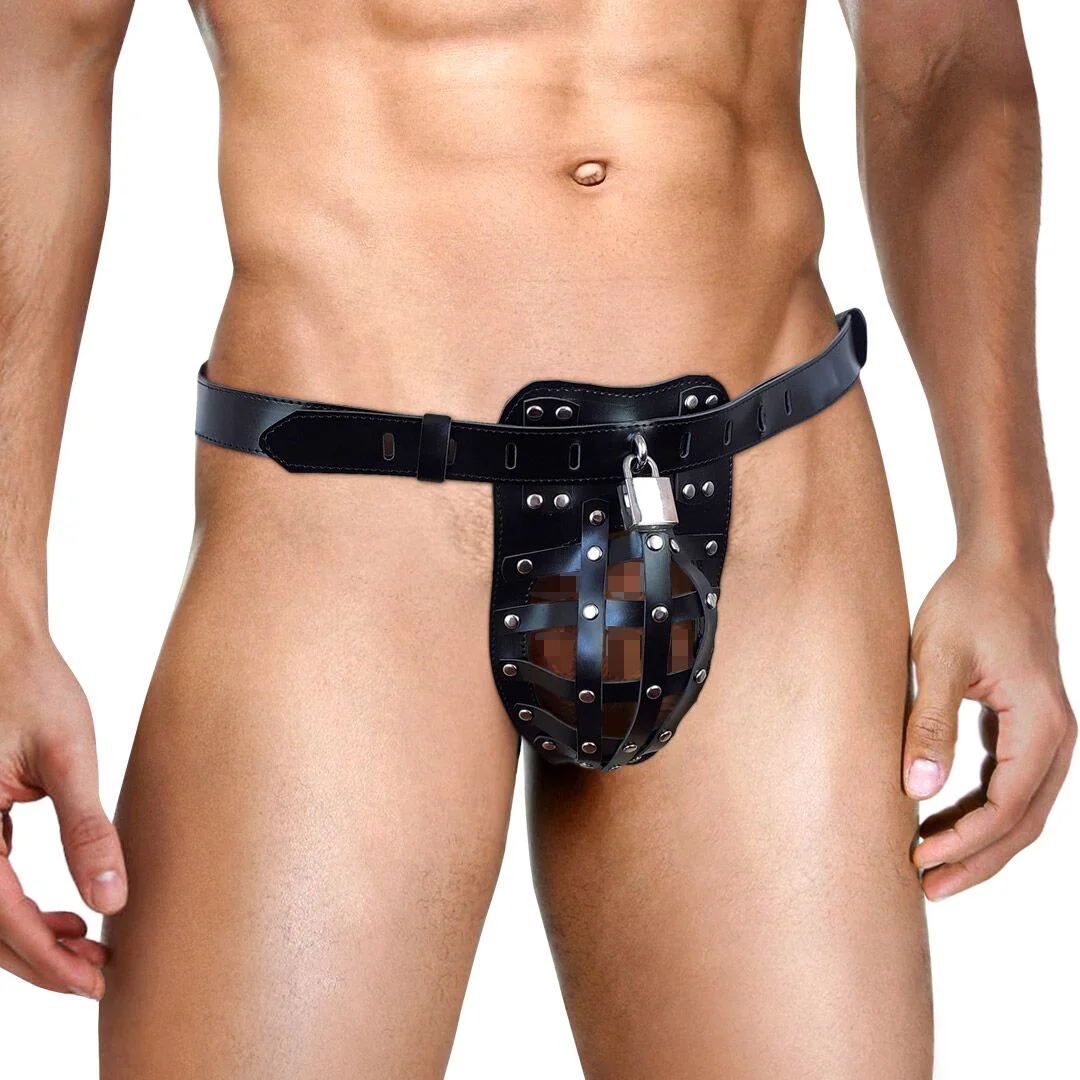 Чоловічий пояс вірності Art of Sex – Vartal, натуральна шкіра - Зображення 2