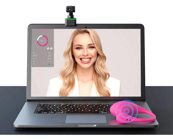 4К вебкамера зі штучним інтелектом Lovense WebCam, для стріму, активація чайовими - Зображення 9