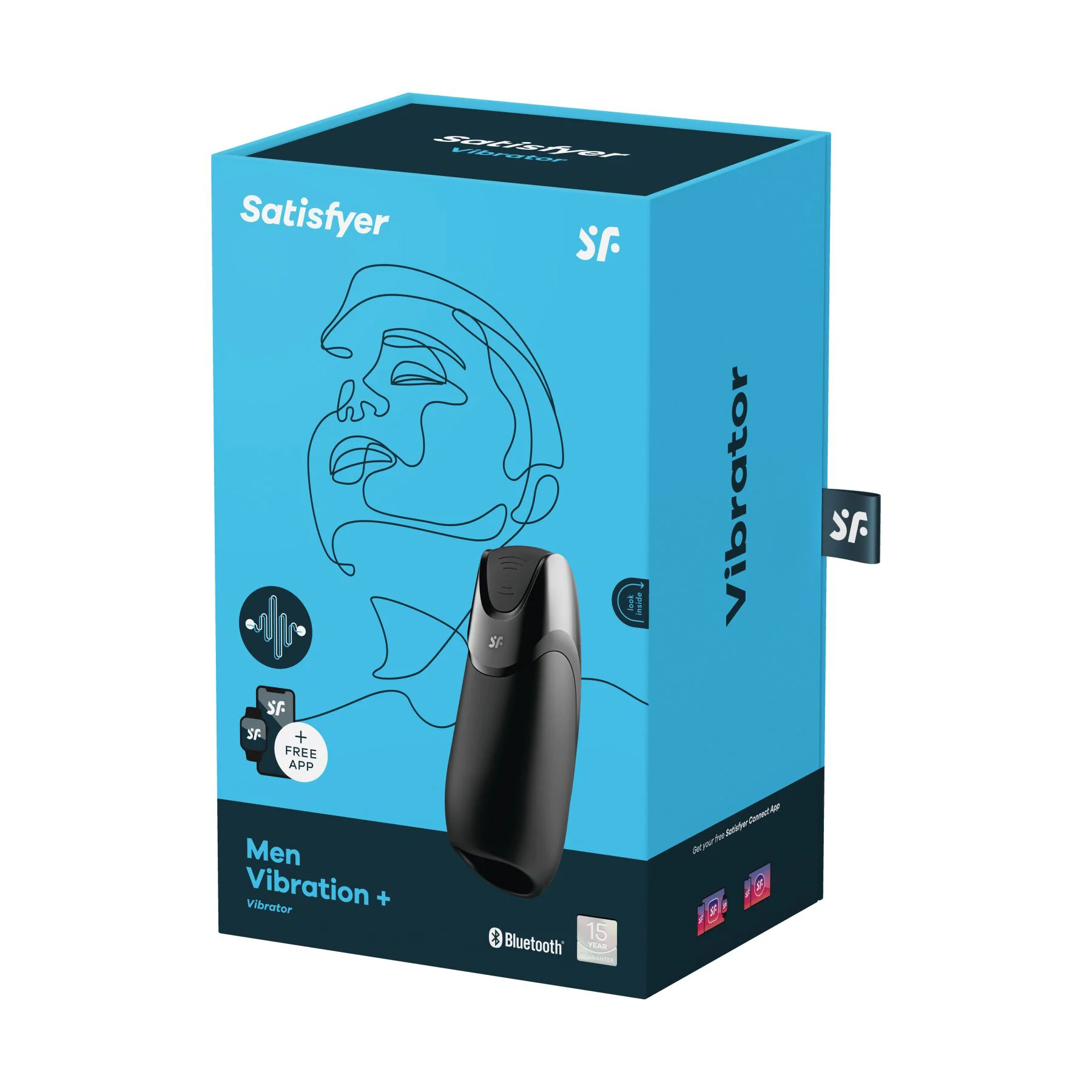 Satisfyer Men Vibration+ Смарт-мастурбатор, 14 режимів, водонепроникний - Зображення 7