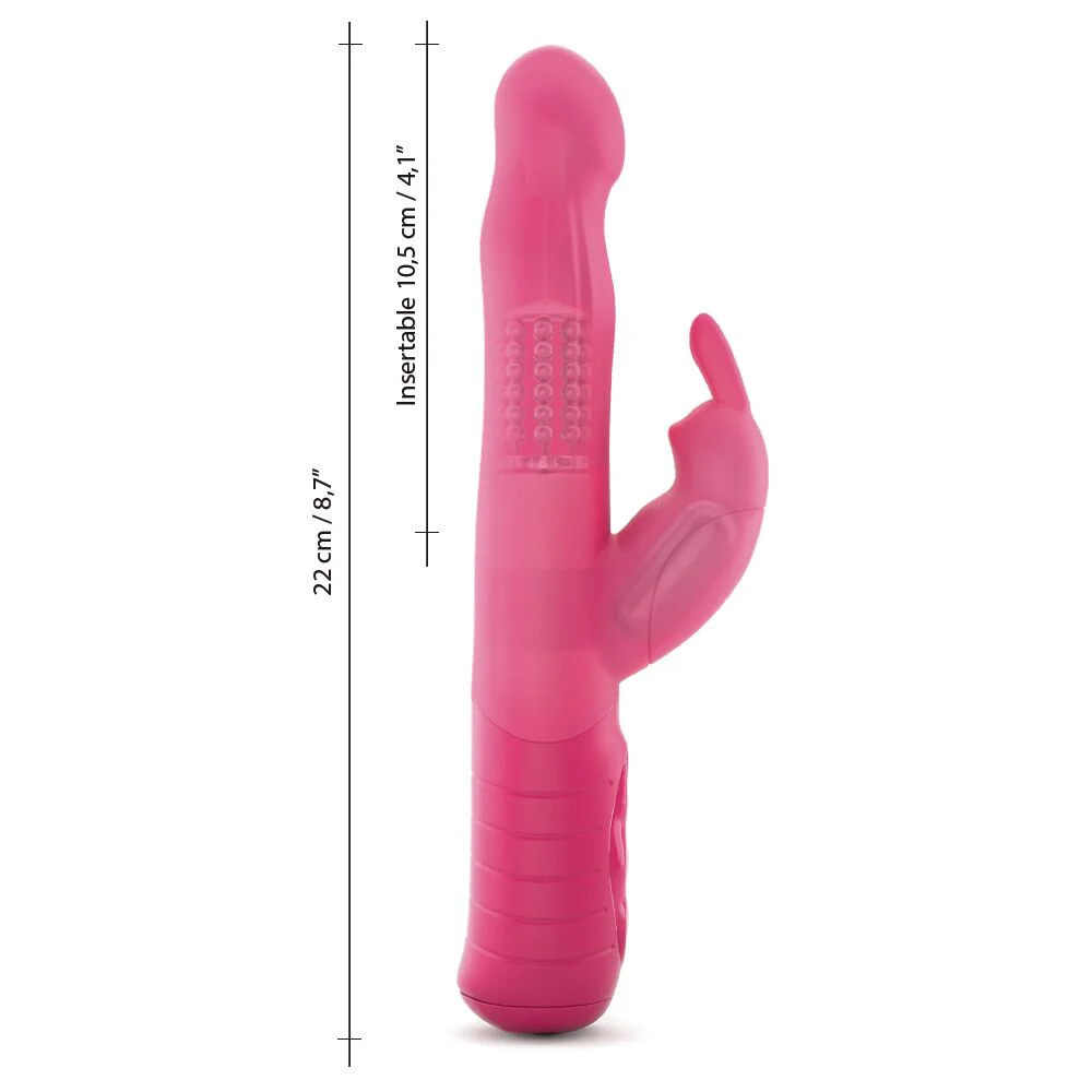 Вібратор-кролик Dorcel Baby Rabbit Magenta 2.0 з перлинним масажем і головкою, що обертається - Зображення 2
