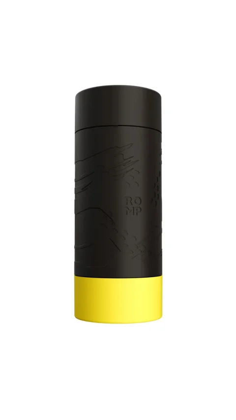 Мастурбатор з ефектом вакууму Romp Dash Black, багата текстура, багаторазовий