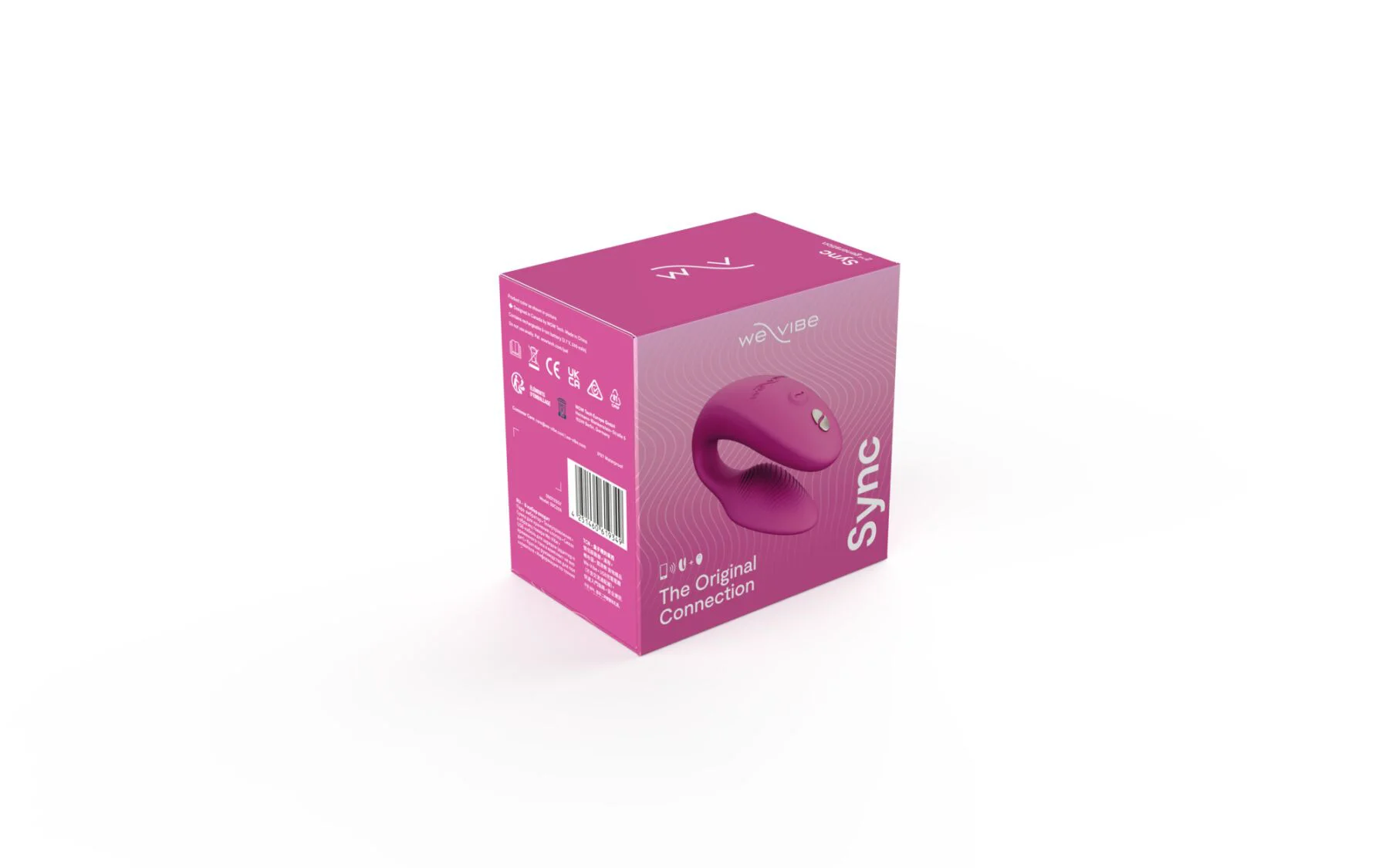 Смарт-вібратор для пар We-Vibe Sync 2 Rose, 10 віброрежимів, пульт ДК - Зображення 9