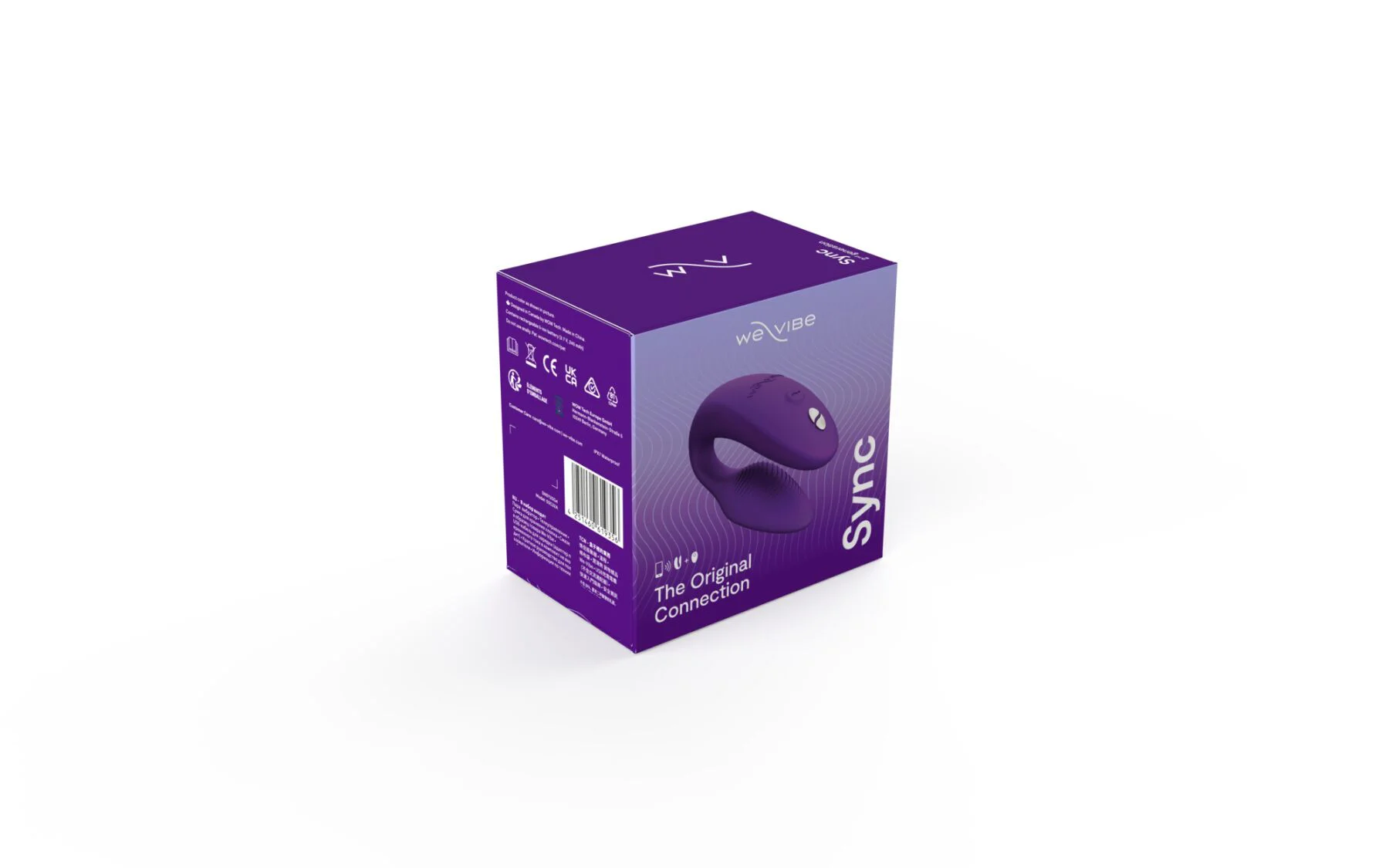 Смарт-вібратор для пар We-Vibe Sync 2 Purple, 10 віброрежимів, пульт ДК - Зображення 9